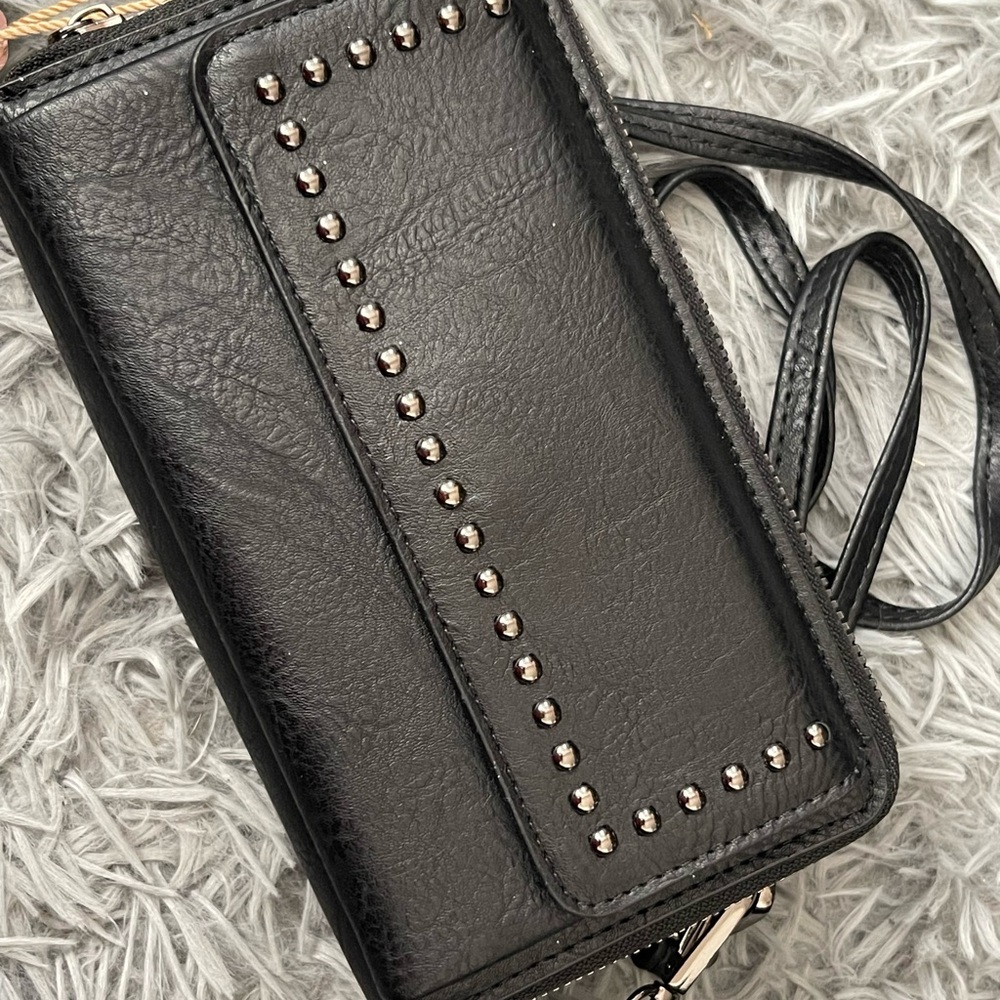 Elegant Black Studded Women's Bag